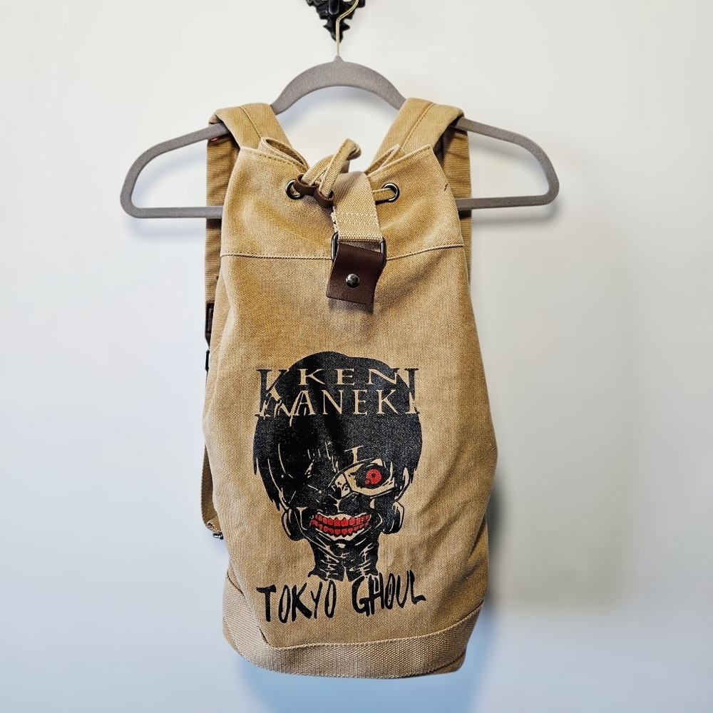 Tokyo Ghoul Ken Kaneki Canvas Backpack Bag Amine